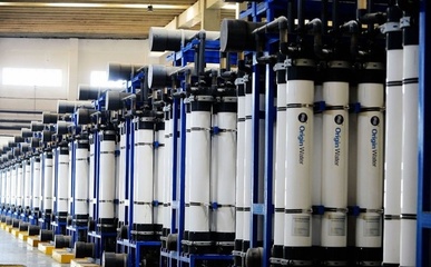 青島水務(wù)碧水源海水淡化一期工程已在記者鏡頭前曝光